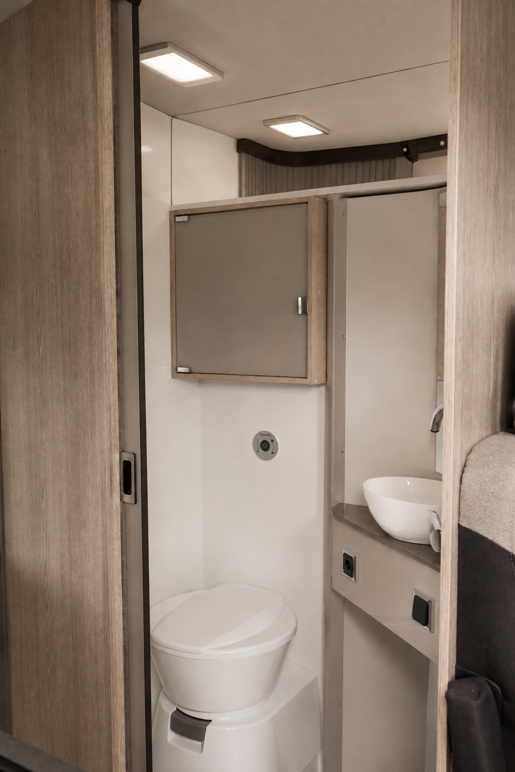 Badezimmer im Nordvind Camper